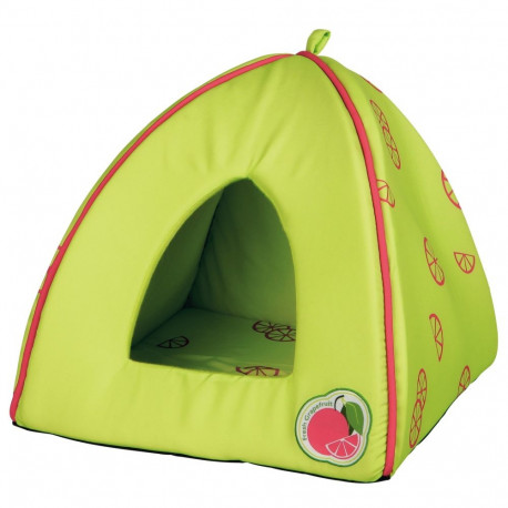 Dog cave Fresh Fruits Cuddly cave 40x38x40cm lime