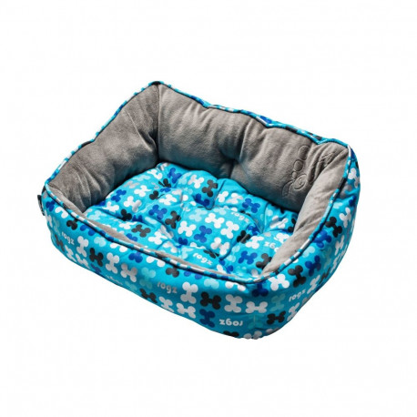Koera voodi Trendy Podz Blue Bones S