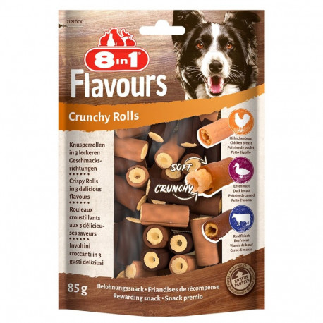8in1 FLAV Crunchy Rolls 85g