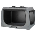 Cage Easy Mobile Kennel, M-L: 95 × 63 × 69 cm, grey