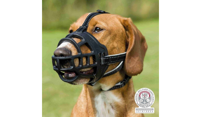 Muzzle flex muzzle, silicone, l, black, Trixie