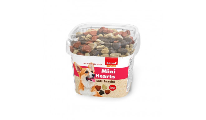 Dog mini hearts cup 100g, Sanal
