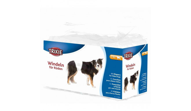 Diapers for male dogs, l–xl: 60–80 cm, 12 pcs., Trixie