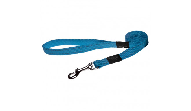 Jalutusrihm Rogz Utility Large 20mm Fanbelt Fixed Dog Lead, türkiissinine peegeldav
