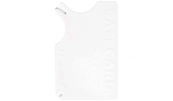 Safecard tick remover, 8 × 5 cm, white