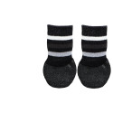 Dog socks, non-slip, L, 2 pcs., black