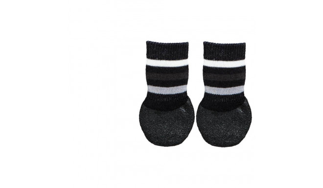 Dog socks, non-slip, L, 2 pcs., black