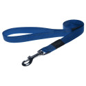 Поводок Rogz Utility Large 20mm/1,4m Fanbelt, синий светоотражающий