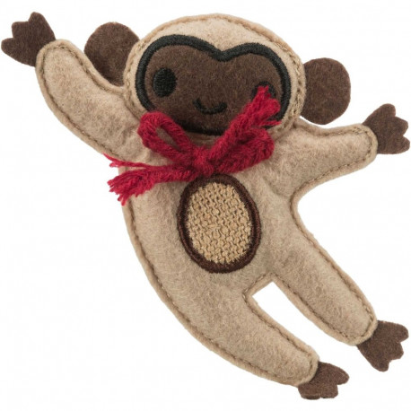 Toy for cats monkey, fabric, catnip, 12 cm, Trixie