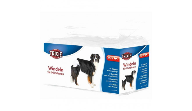 Diapers for female dogs, XS–S: 20–28 cm, 12 pcs.