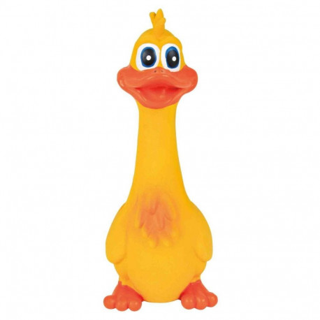 Toy for dogs Duck, original animal sound, latex, 18 cm