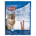 Maius kassidele premio stick quintett, lõhe/forell, 5 × 5 g, Trixie