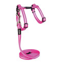 Cat harness with leash alleycat pink 24-40cm/1.8m, Rogz