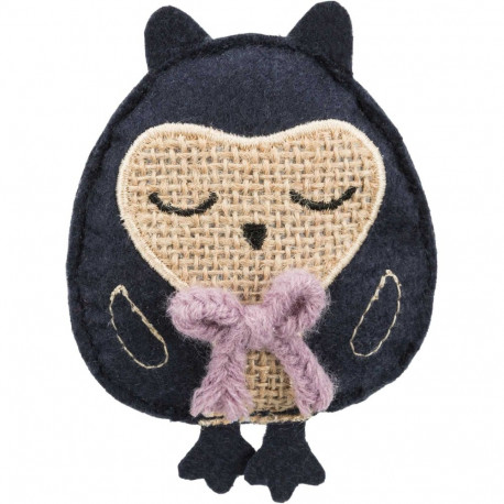 Žaislas katėms pelėda, audinys, katžolė, 11 cm, Trixie