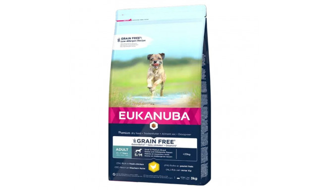 Adult chicken for small and medium dogs grainfree 12 kg, Eukanuba
