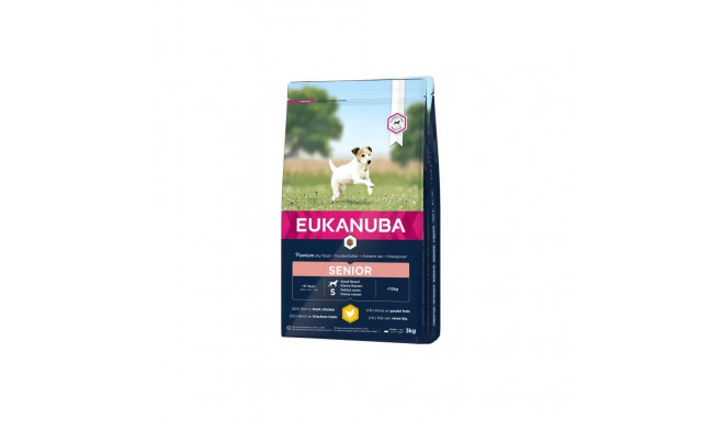 EUKANUBA Senior kanalihaga väikestele koertele 3 kg