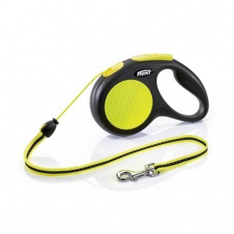 Walking leash New Classic, neon cord M 5m, Flexi