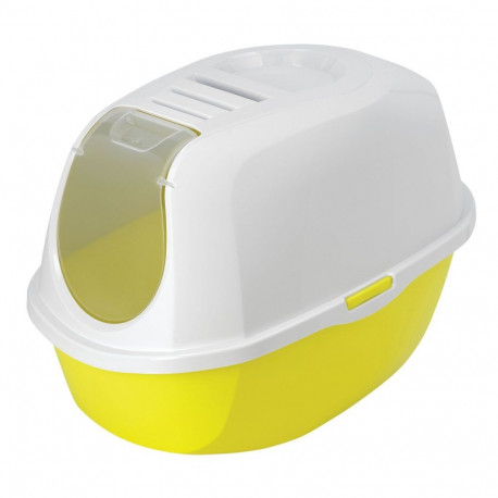 Cat litterbox Smart Cat, white/ yellow