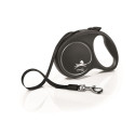 Walking leash Black Design L Ribbon 5m black, Flexi