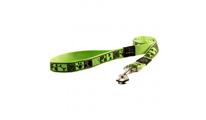 Jalutusrihm Rogz Fancy Dress XL 25mm Armed Response, Lime Juice muster