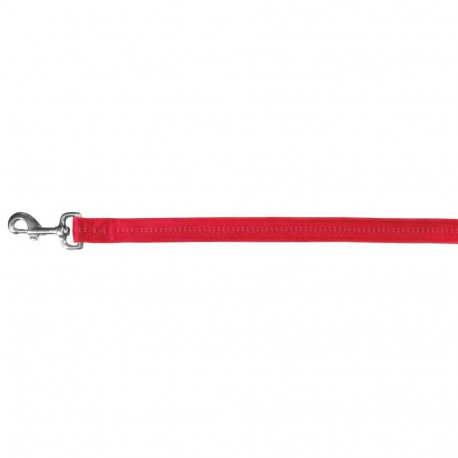 Softline Elegance leash, S: 1.00 m/15 mm, red/beige