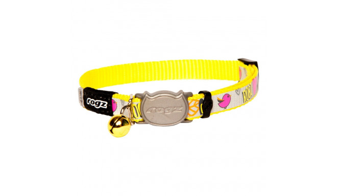 Cat collar Rogz Reflectocat Dayglo Bird 11mm/20-31cm