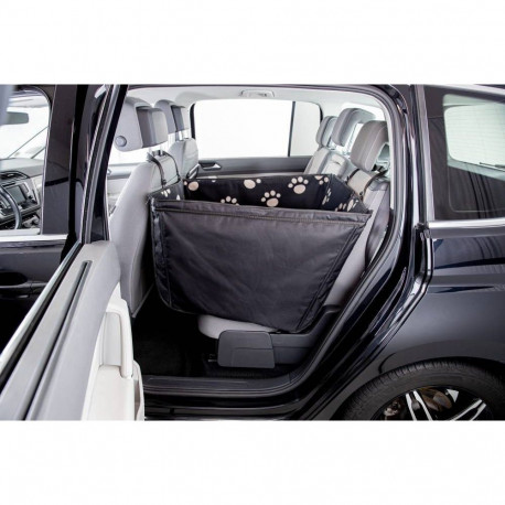 Car seat cover, 0.65 × 1.45 m, black/beige
