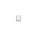 2-way dog flap, S–M: 30 × 36 cm, white