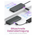 "ICY BOX IB-DK4060-CPD USB-C 12-in-1 PD 100W DockingStation"