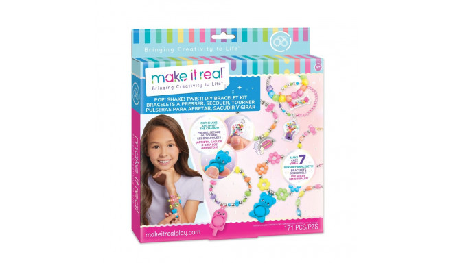 MAKE IT REAL Pop! Shake! Twist! DIY Bracelet Kit