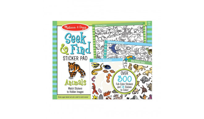 MELISSA & DOUG Seek & Find Sticker Pad - Animal