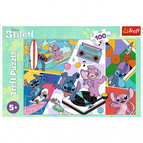 TREFL DISNEY STITCH Pusle, 100 osa