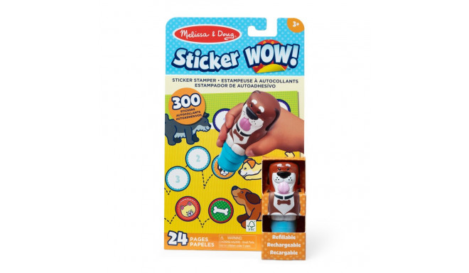 MELISSA & DOUG игровой комплектс наклейками Sticker WOW!  Собака