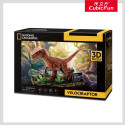 CUBIC FUN National Geographic 3D Puzle Velociraptors