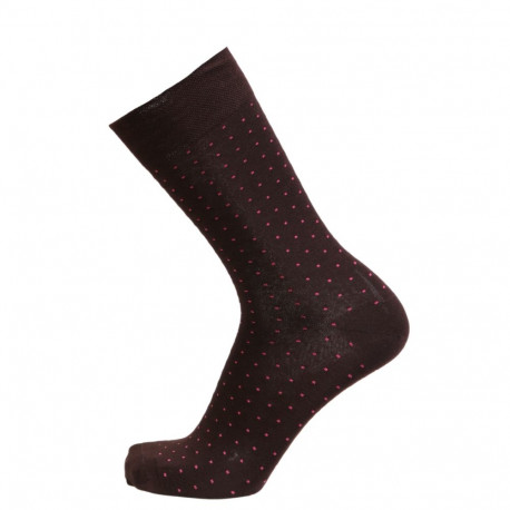 SOKISAHTEL MARCO pruunid viskoosist täpilised sokid 446, 452