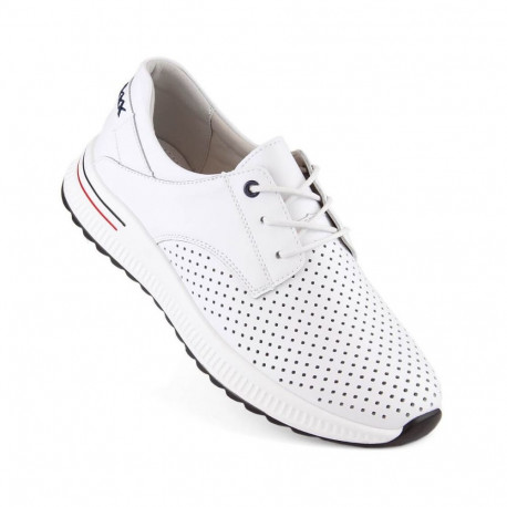 Filippo W PAW505 leather sports shoes, white (36)