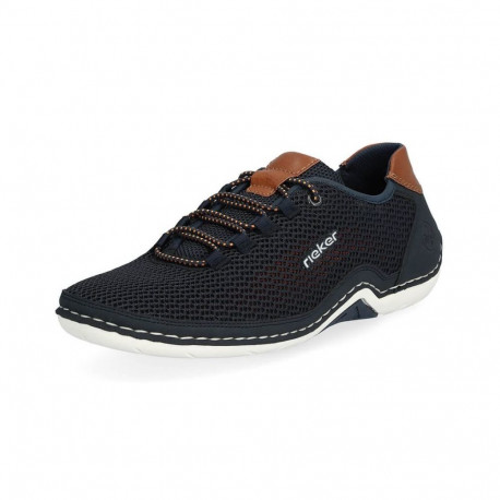 Comfortable Rieker M RKR666 navy blue shoes (40)