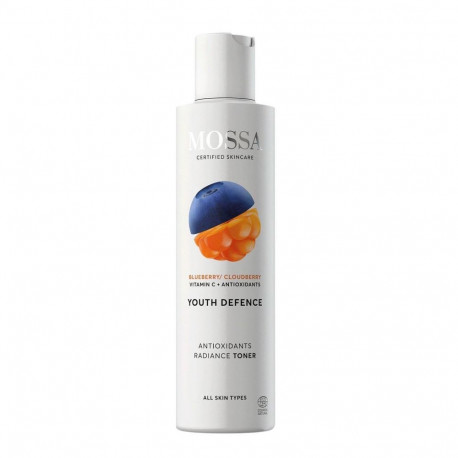 MOSSA näovesi Youth Defence antioksüdantne sära andev 200ml