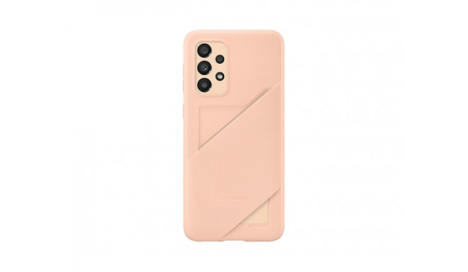 Dėkliukas SAMSUNG Galaxy A33 5G 2022, piniginė, Peach