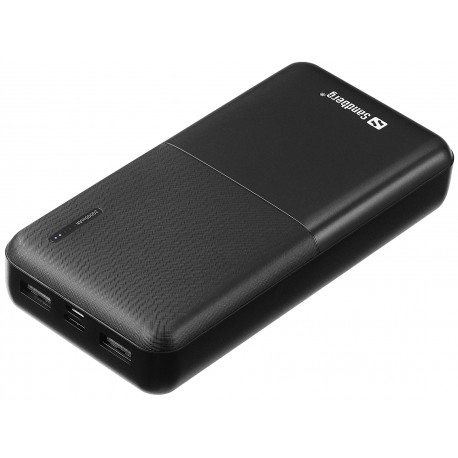 Sandberg akupank Saver 20000mAh 2x USB A 1x MicroUSB 1x USB C, must