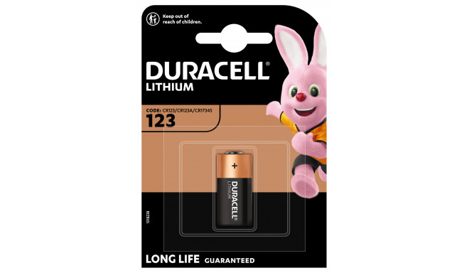 Duracell battery Ultra CR123A/1B