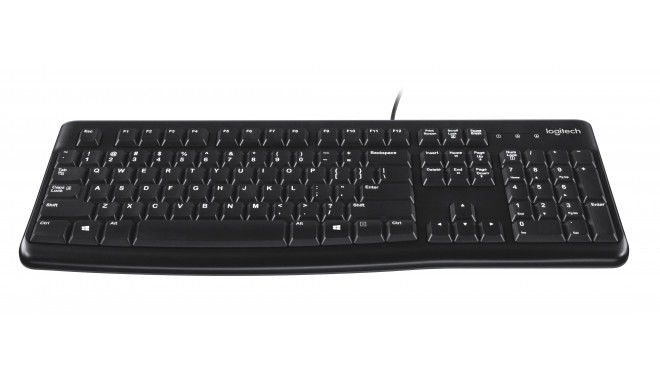 Klaviatūra LOGITECH K120, USB, INT, juoda