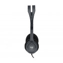 Ausinės LOGITECH H111, su mikrofonu, sidabro sp.