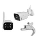 Exterior IP camera BULLET white IP66 PTZ WiFi&LAN 4Mpix 85*LED 4*IR 3,6mm Lens (IR Cut Filter) D