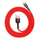 Baseus cable Cafule USB - Lightning 1,0m 2,4A red