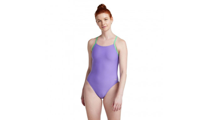 Ujumistrikoo Speedo Solid Lattice-Back W lilla - 40