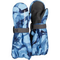 Kindad Didriksons Biggles Kids' Printed Mittens sinine/kirju - 4/6