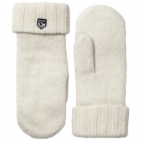 Talvekindad Hestra Bonnie Knit Mitt valge - 7