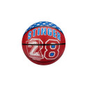 Korvpall Avento BASKETBALL PRINT suurus 7 sinine/punane