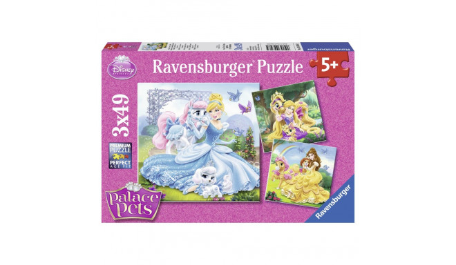 Ravensburger pusle 3x49 tk Printsessid